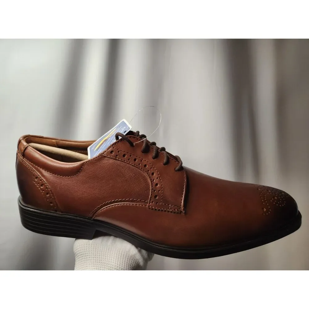 Clarks Clarkslite Men’s Dress Shoes Size 13 Tan Combi Tie
